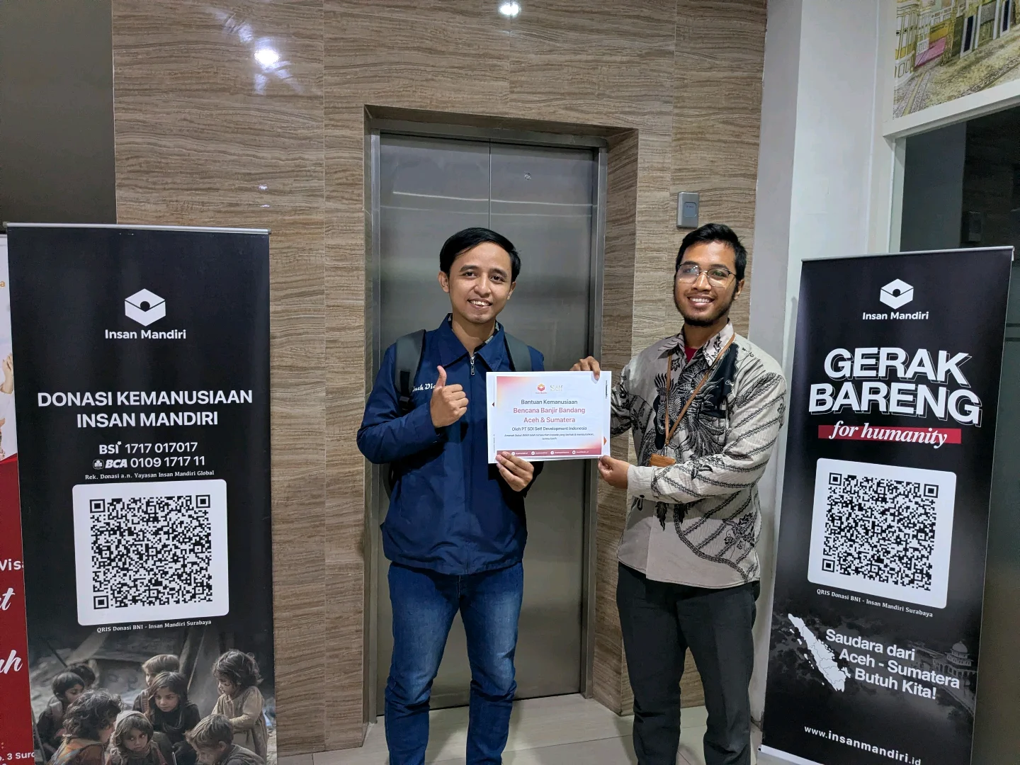 Kolaborasi Kemanusiaan Insan Mandiri & PT Self Development Indonesia Salurkan Donasi untuk Warga Aceh dan Sumatera